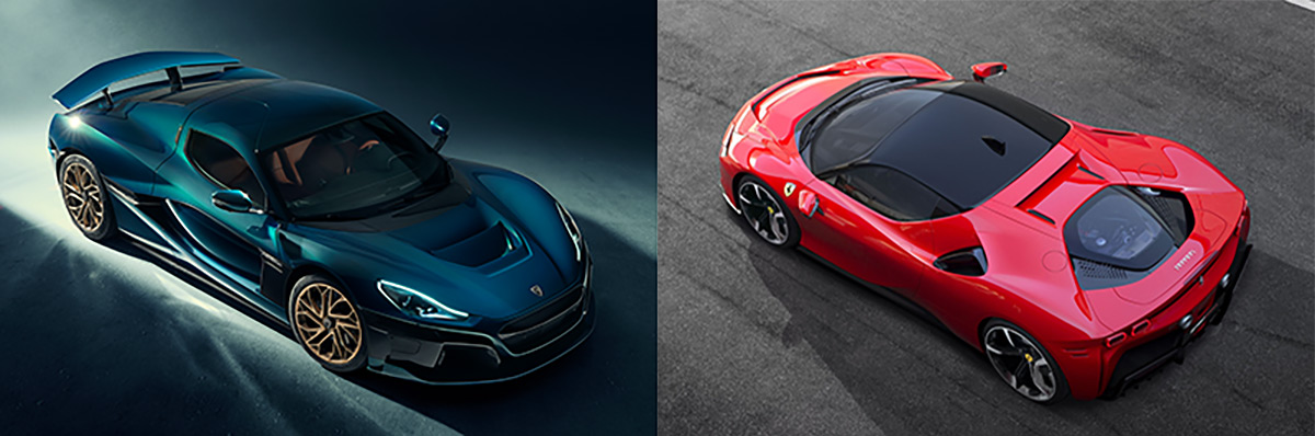 Hypercar Duell Im Video Ferrari Vs Rimac Eurotuner News