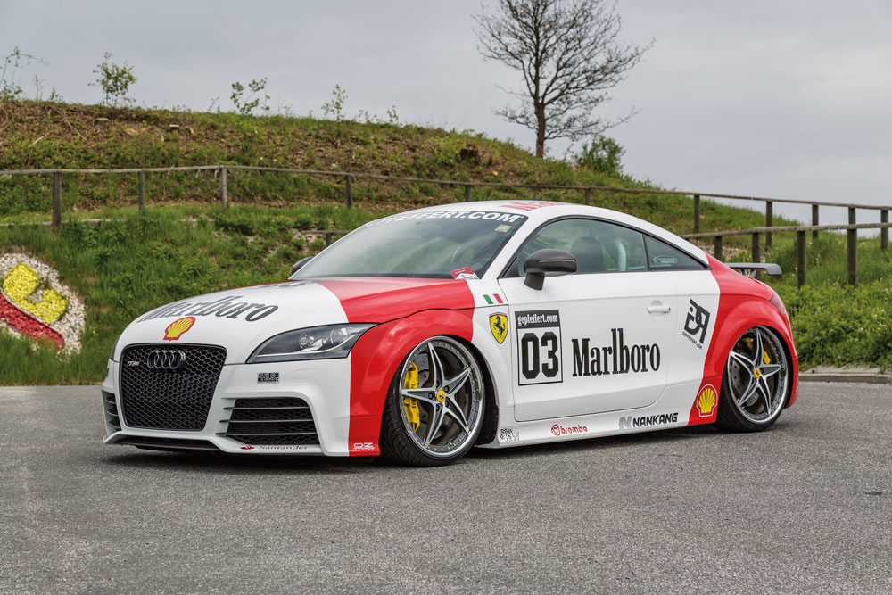 Audi TTRS im „Marlboro Style“! Tuning News