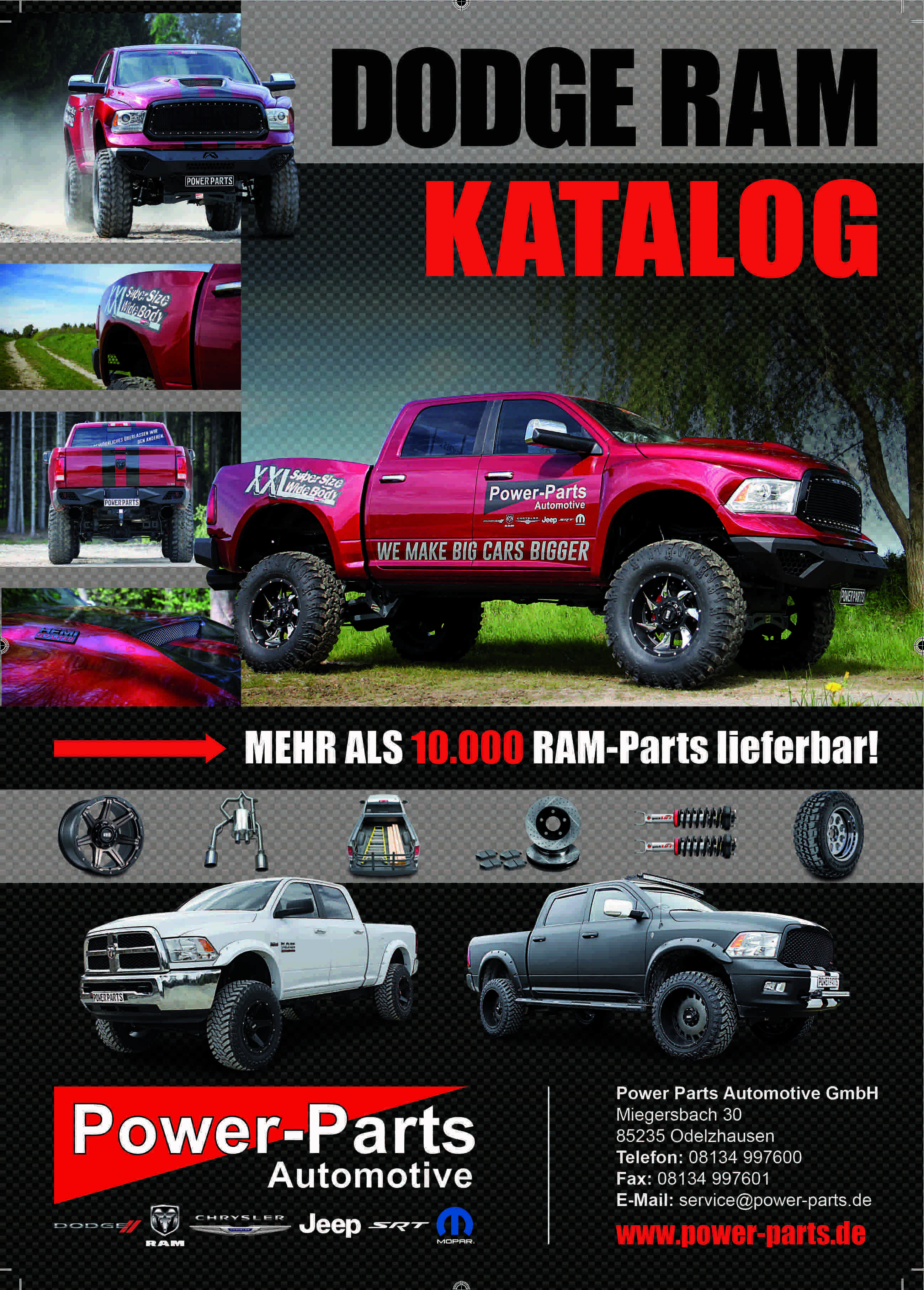 Neu: Dodge RAM-Katalog von Power-Parts!