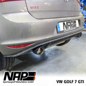 NAP Klappenauspuff Golf GTI und R
