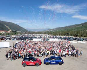 Bright Box MINI TAKES THE STATES Connected Car online Vernetzung App Informationen Rallye Event