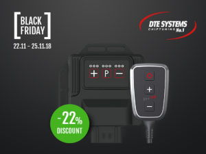 Black Friday Aktion Rabatt Preisnachlass DTE Systems Chiptuning Zusatzsteuergerät PowerControl X PedalBox