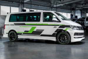 VW T6 e-Transporter Elektroauto Tuning Abt e-Line Aerodynamik-Kit Felgen Abt Sport GR Genfer Auto-Salon 2019