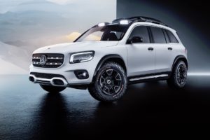 Messe China Auto Shanghai 2019 Premiere Studie Ausblick Vorschau Mercedes-Benz Concept GLB SUV Allradler