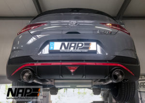 NAP-Klappenauspuffanlage für Hyundai i30 N Fastback!