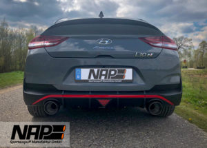 NAP-Klappenauspuffanlage für Hyundai i30 N Fastback!