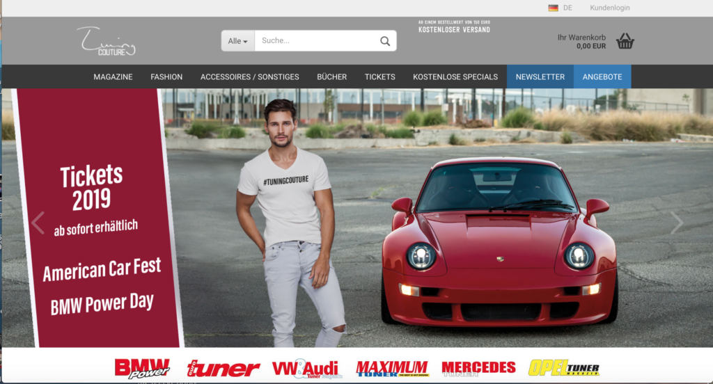 Der Online-Shop für Car-Guys & -Girls!