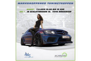 Event Vorschau Markenoffenes Tuningtreffen Baden-Württemberg Mössingen Schropp Fahrzeugtechnik JMS Fahrzeugteile September 2019