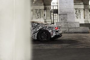 Vorschau Teaser Preview Prototyp Maserati MC20 Mittelmotor Coupé