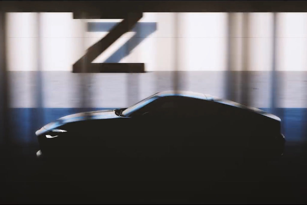 Nissan neuer Z Sportwagen Coupé Neuheit Teaser 2021