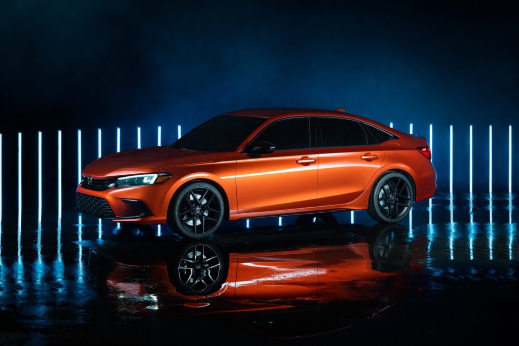 Honda Civic Prototype 2022 Limousine Sedan Saloon Neuheit Ausblick Teaser Vorstellung
