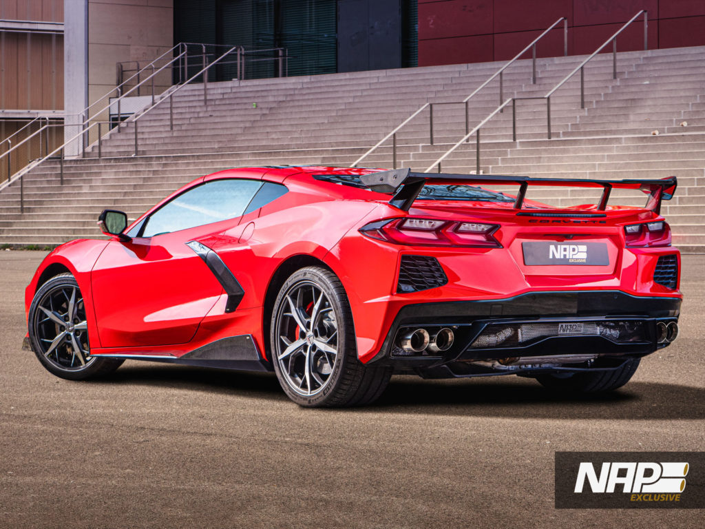 C8 Stingray by NAP: Carbon-Styling und Edelstahl-Abgasanlage für die Mittelmotor-Corvette