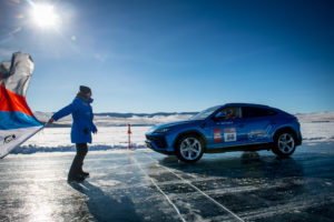 Jetzt offiziell: Lamborghini Urus Eis-Geschwindigkeitsrekord von Andrey Leontyev bestätigt!