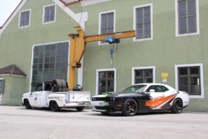 Dodge Challenger SRT Hellcat Drag Racer US-Car Muscle Car Leistungssteigerung Oberleiter.Racing Team