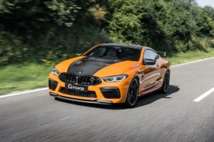 BMW M8 Competition Tuning G-POWER G8M HURRICANE Hochleistungs-Coupé Leistungssteigerung Carbon-Anbauteile Felgen Folierung