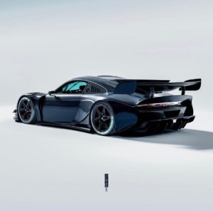 Rendering: Porsche GT1 EVO 2025