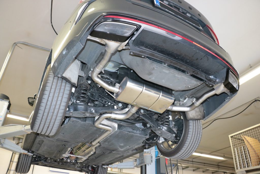 Fox Sportauspuff Skoda Octavia RS iV Duplex-Abgasanlage Neuheit Tuning Kompaktklasse Topmodell