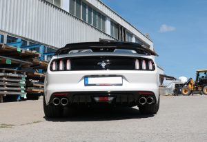 Weltneuheit: FOX Sportauspuff bringt erste 4-Rohr-Abgasanlage ohne Klappe für den Ford Mustang