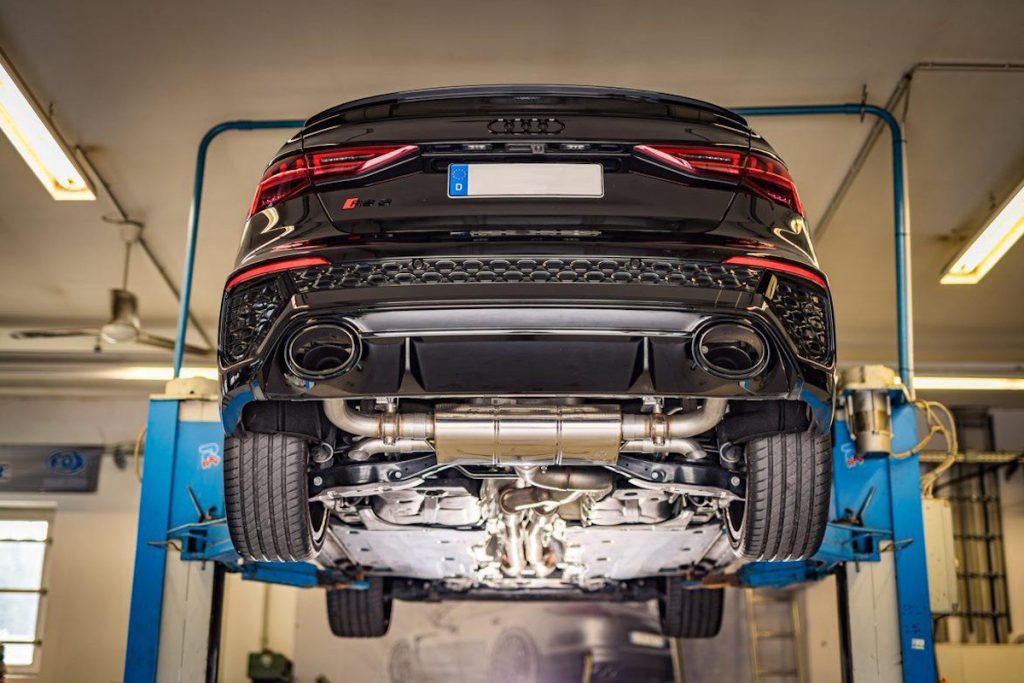 FOX Sportauspuffanlagen Audi RS 3 Limousine 8Y Topmodell Tuning Edelstahl Abgasanlage Neuheit