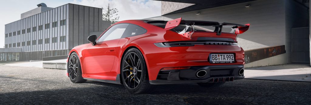 Techart Porsche 911 Carrera GTS Tuning Bodykit Felgen Tieferlegung Leistungssteigerung Innenraum-Veredleung