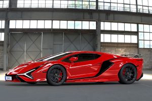 DMC Tuning Lamborghini Aventador-Nachfolger Supersportwagen V12 Hybrid Designretusche Entwurf Revuelto