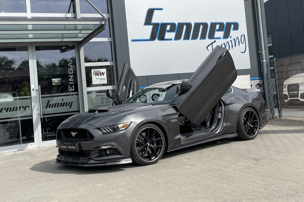 Senner Tuning Ford Mustang GT Coupé LAE S550 Felgen Räder Bodykit LSD-Flügeltüren Tieferlegung Leistungssteigerung
