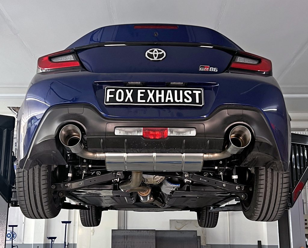 FOX: eintragungsfreie Sportabgasanlage für den Toyota GR86