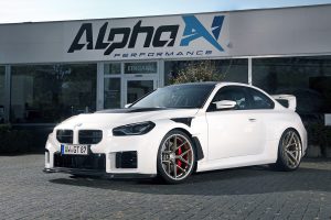 Alpha-N Performance M2 GT Tuning Carbon-Bodykit Felgen Tieferlegung Gewindefahrwerk Datendisplay BMW G87 Coupé Topmodell