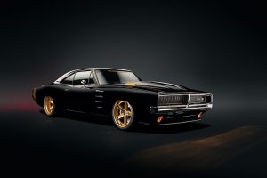 Ringbrothers Dodge Charger TUSK Hellephant HEMI-V8 Fahrwerk Räder Bremsanlage Carbon Karosserieteile Innenraum-Veredelung Muscle Car SEMA Show 2023