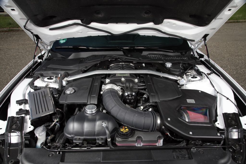 Schropp Tuning Ford Mustang GT SF700 Leistungssteigerung Kompressor-Aufladung Felgen Fahrwerk Karosserieteile Coupé US-Muscle Car Achtzylinder