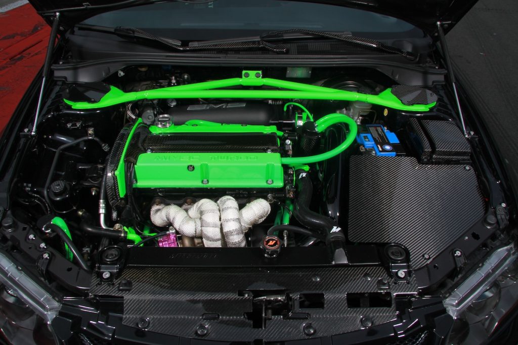 Mitsubishi Lancer Evolution IX Motor-Upgrade Leistungssteigerung Fahrwerk Felgen Carbon Bodykit Bremsanlage Innenraum-Veredelung