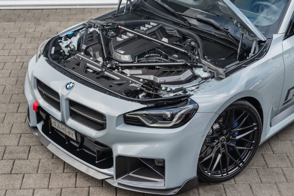 dÄHLer Competition Line BMW G87 M2 Tuning Leistungssteigerung Motor-Optimierung Abgasanlage Carbon Bodykit Felgen Fahrwerk Bremsen-Upgrade Innenraum-Veredelung