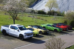 Uncle Sams Automobile US-Car Vermietung Ford Mustang Dodge Challenger Chevrolet Corvette C8 Silverado