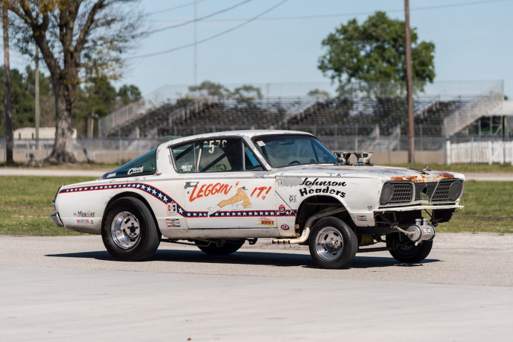 Plymouth Barracuda Drag Racer 1966 US-Car Leggin it Muscle Car Coupé