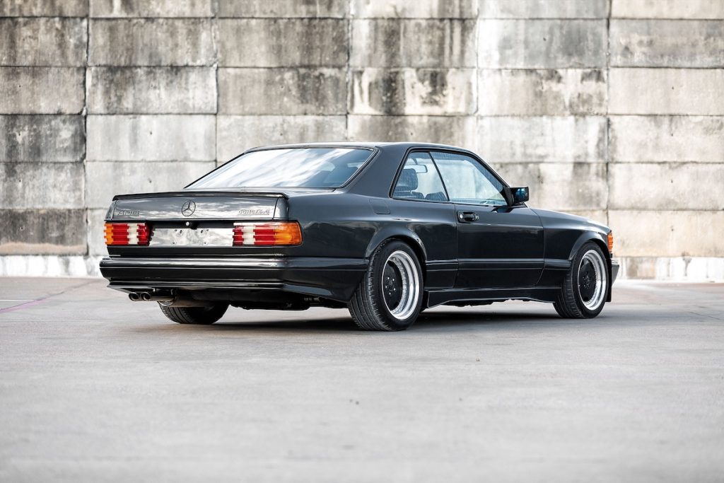 Mercedes-Benz 560 SEC AMG 6.0 Widebody Leistungssteigerung Fahrwerk Felgen Versteigerung RM Sotheby's Luxusklasse Coupé C126