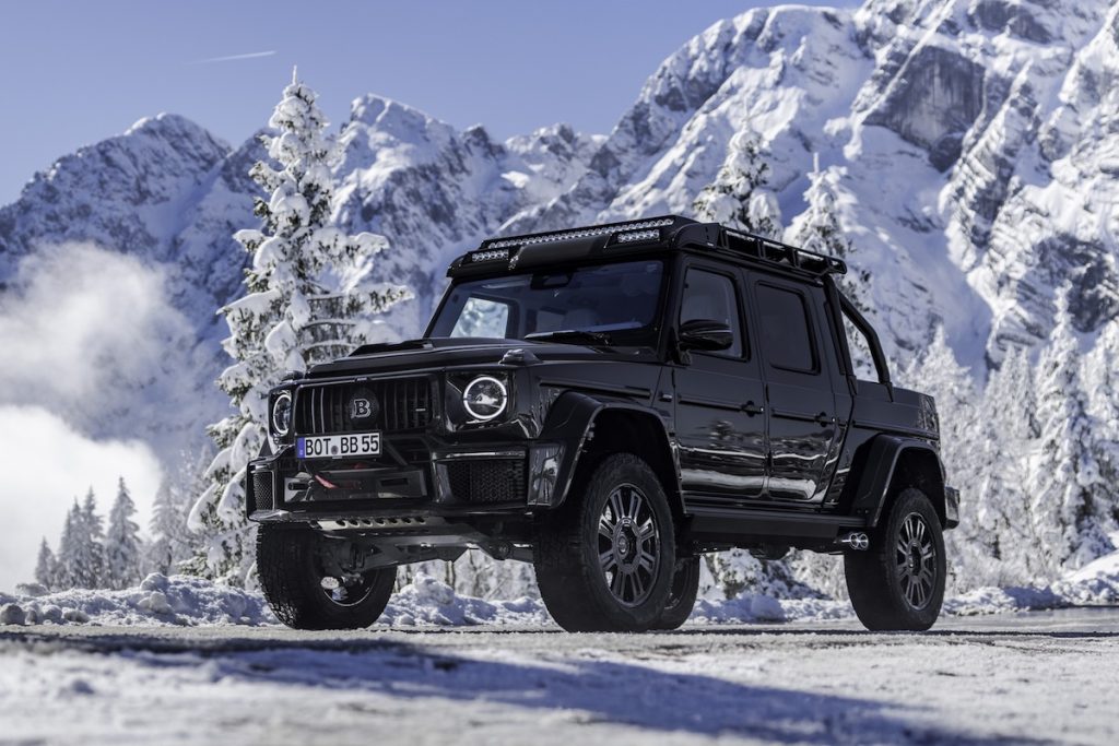 Brabus XLP 800 Adventure Tuning Pick-up Leistungssteigerung Felgen Bodykit Carbon Innenausstattung Mercedes-AMG G 63 W465