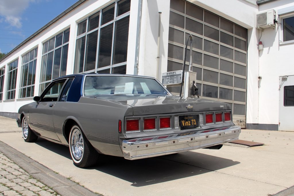 Chevrolet Caprice Coupé Klassiker Oldtimer Individualisierung Tieferlegung Felgen Small-Block-V8 Lackierung Lederausstattung