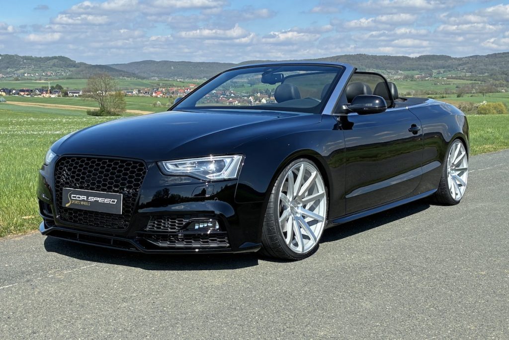 Cor.Speed Sports Wheels Deville Audi A5 Cabriolet Tuning Felgen Tieferlegung Karosserie Individualisierung JMS Fahrzeugteile