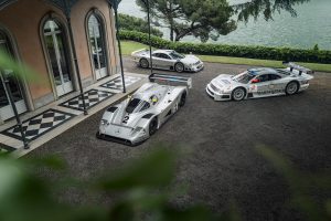 Mercedes-Benz Classic FuoriConcorso 2025 C 11 Gruppe C Rennwagen CLK GTR Rennsportwagen Hypercar Serienversion Comer See