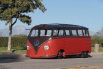 VW Typ 2 T1 Deluxe Bulli Barndoor Tuning Biturbo-Motor Leistungssteigerung Getriebe Fahrwerk Tieferlegung Felgen Bremsen Innenausstattung Oldtimer Klassiker Bus USA