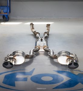 FOX Sportauspuff-Abgasanklage für Audi RS 4