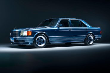 1984 Mercedes 500 SEL 5.0 AMG Limousine Blueberry Sonderanfertigung USA Versteigerung RM Sotheby's