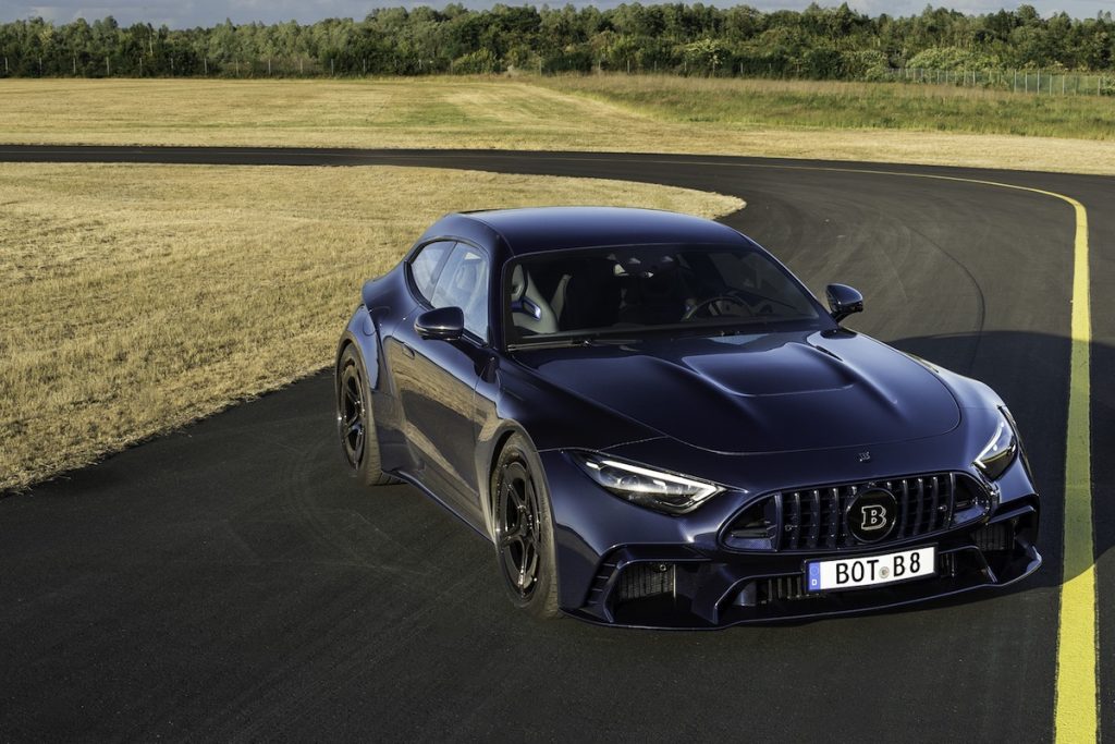 Brabus Rocket GTS Deep Blue Shooting Brake Tuning Karosseriebau Bodykit Felgen Leistungssteigerung Fahrwerk Innenraum-Veredelung Mercedes-AMG SL R323 Hypercar