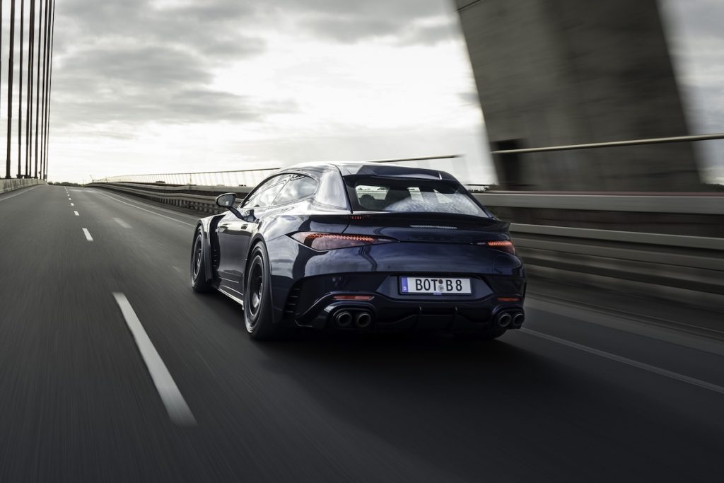 Brabus Rocket GTS Deep Blue Shooting Brake Tuning Karosseriebau Bodykit Felgen Leistungssteigerung Fahrwerk Innenraum-Veredelung Mercedes-AMG SL R323 Hypercar