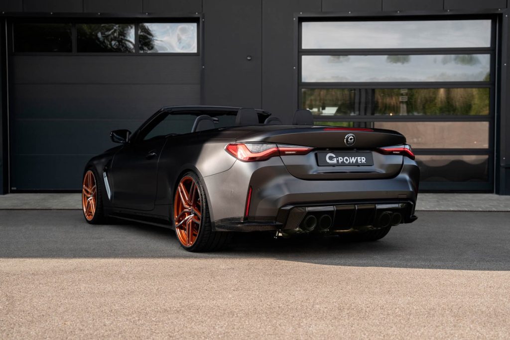 G-POWER G4M Bi-TURBO Tuning Optimierung Leistungssteigerung Abgasanlage Carbon-Karosserieteile Schmiedefelgen BMW G83 M4 Cabriolet