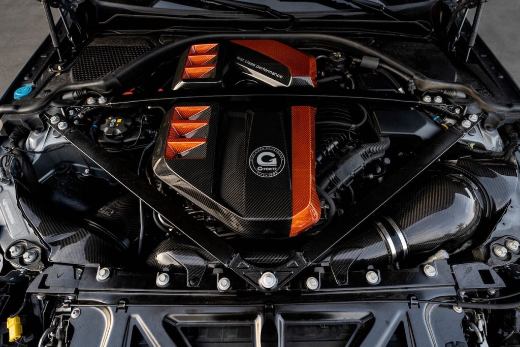 G-POWER G4M Bi-TURBO Tuning Optimierung Leistungssteigerung Abgasanlage Carbon-Karosserieteile Schmiedefelgen BMW G83 M4 Cabriolet