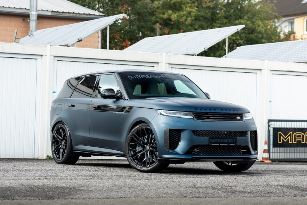 MANHART SV 800 Tuning Range Rover Sport SV Topmodell SUV Tuning Leistungssteigerung Abgasanlage Fahrwerk Tieferlegung Felgen Dekorsatz