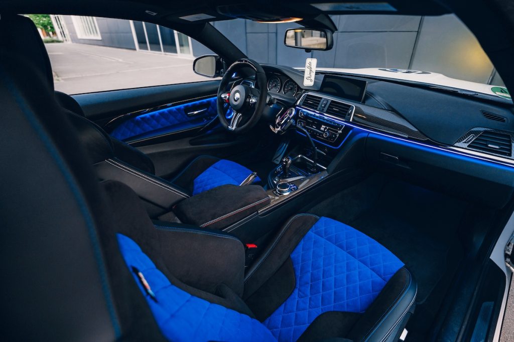 BMW F82 M4 Competition Tuning Ceelo Bodykit Karosserieteile Leistungssteigerung Fahrwerk Felgen Innenraum-Veredelung Topmodell Coupé