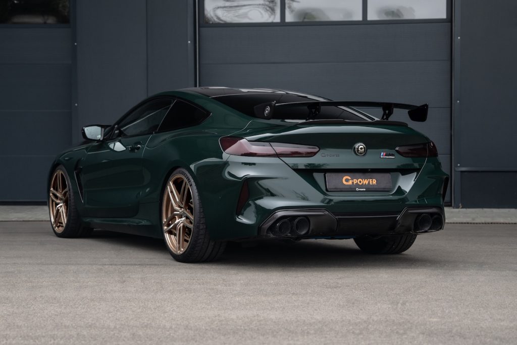G-POWER G8M Bi-TURBO Tuning Leistungssteigerung Motor Optimierung Abgasanlage Schmiedefelgen Carbon-Karosserieteile BMW F92 M8 Competition Coupé Topmodell