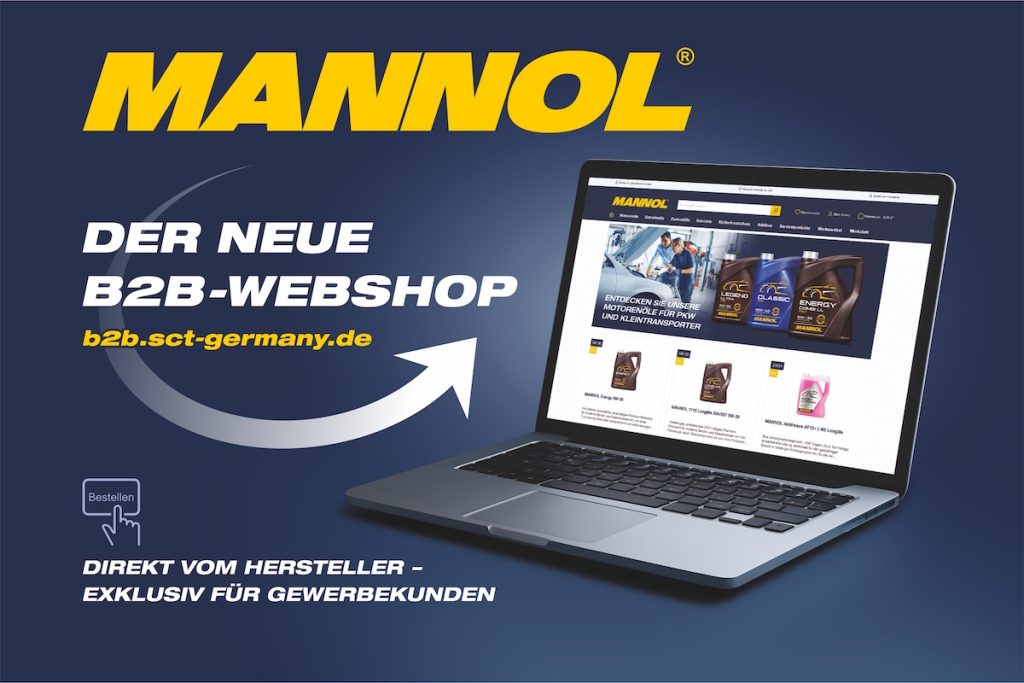 MANNOL neuer b2b-Shop online